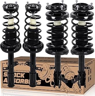 271951 271952 171953 171954 Complete Front Rear Struts Assembly Compatible for 1998-2002 Chevy Prizm / 1993-2002 Toyota Corolla / 1993-1997 Geo Prizm 4PCS (Left and Right) Shocks Absorbers