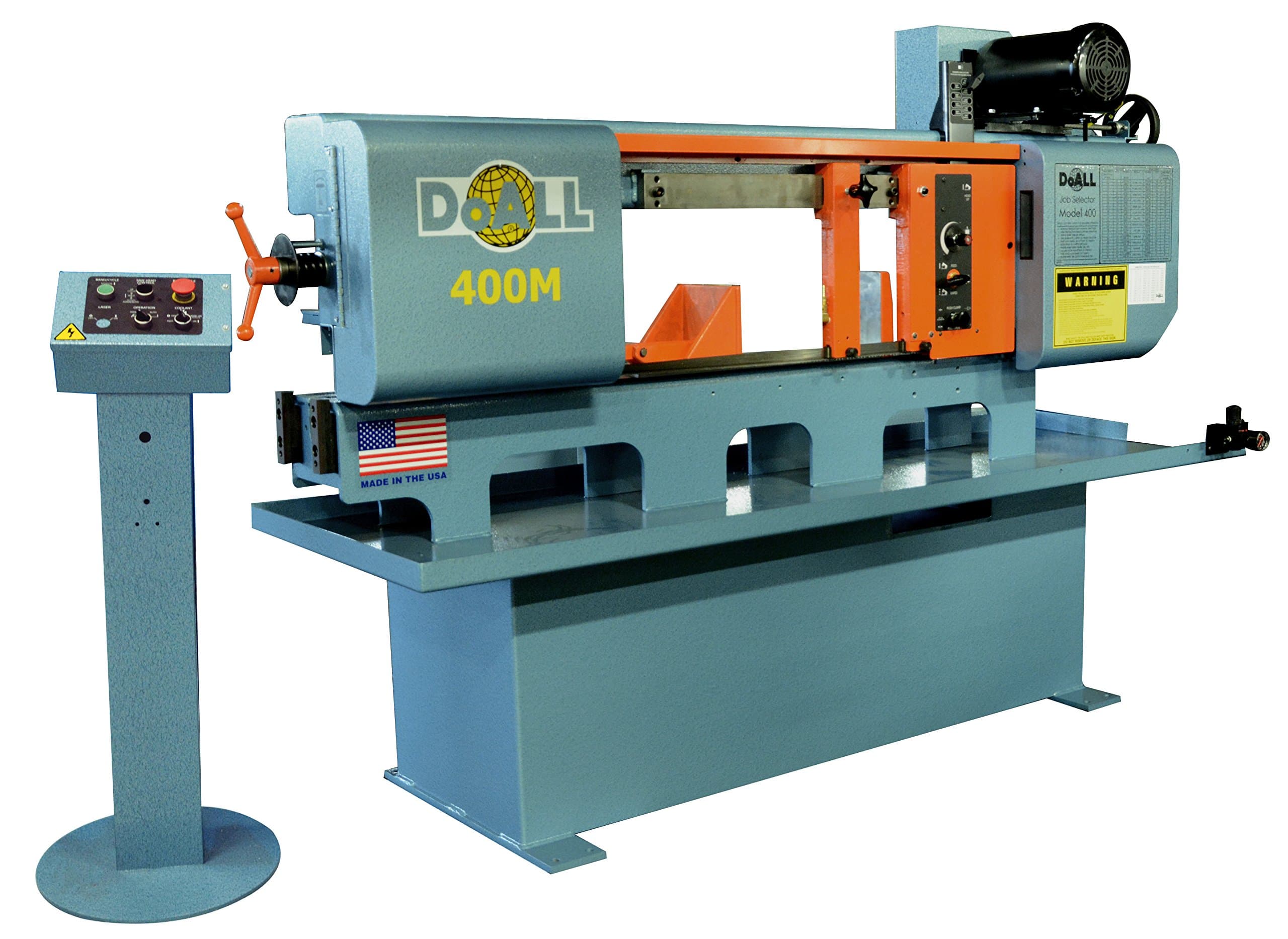 400M 10" x 16" StructurALL Horizontal Metal Mitering Band Saw - 2 hp, 230V with Work Light