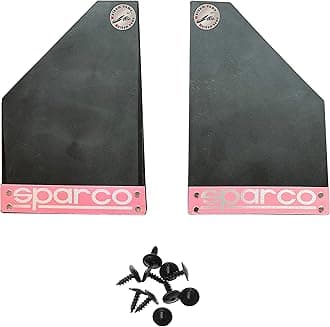WolkomHome Car Mud Flaps/Mud Flap Sparco Universal for All Car Set of 2 pc