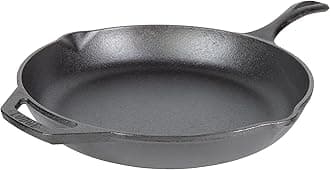 12" Cast Iron Skillet - Chef Collection - Perfect Sear - Ergonomic Handles - Superior Heat Retention - Cast Iron Cookware & Skillet