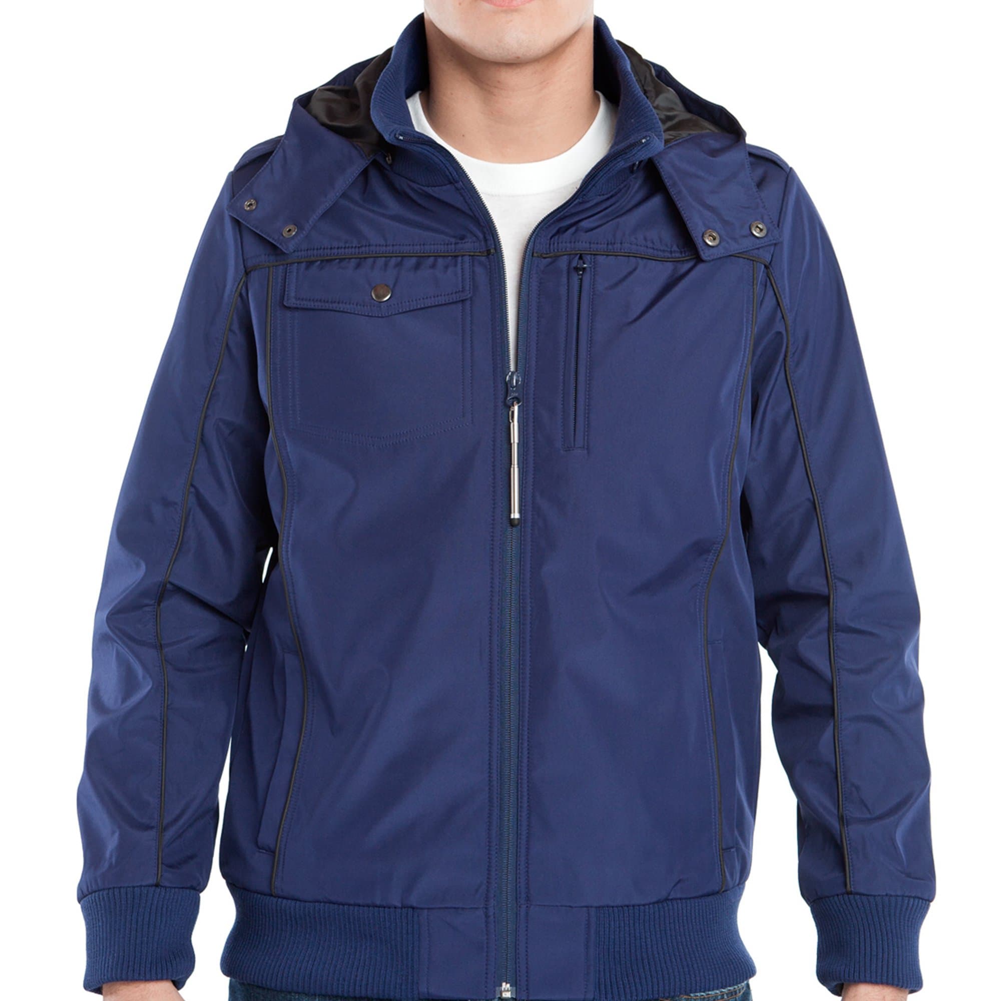 Baubax Men's Travel Jacket Bomber, Medium, Blue