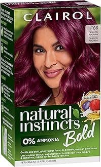 Clairol Natural Instincts Bold Permanent Hair Dye, F66 Dragon Fuchsia Hair Color, Pack of 1