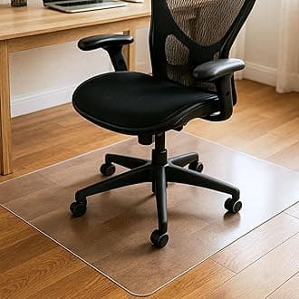 Marvelux 48x60" Vinyl (PVC) Rectangular Chair Mat for Hard Floor | Clear