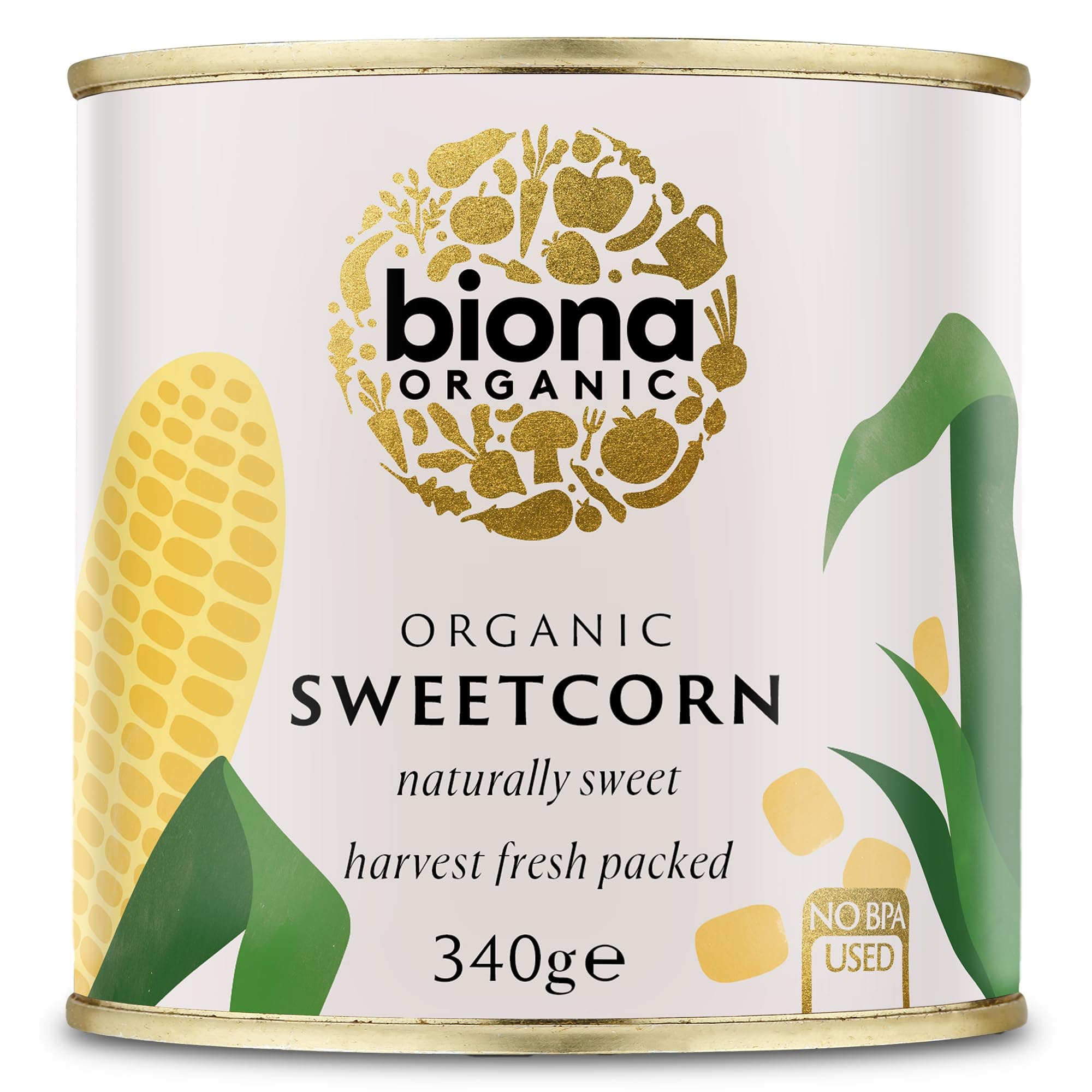 Sweetcorn Organic - No added sugar