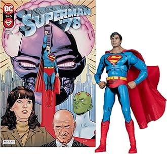 McFarlane Toys - DC Direct Page Punchers Superman (Superman '78) 7" Figure with Comic Book