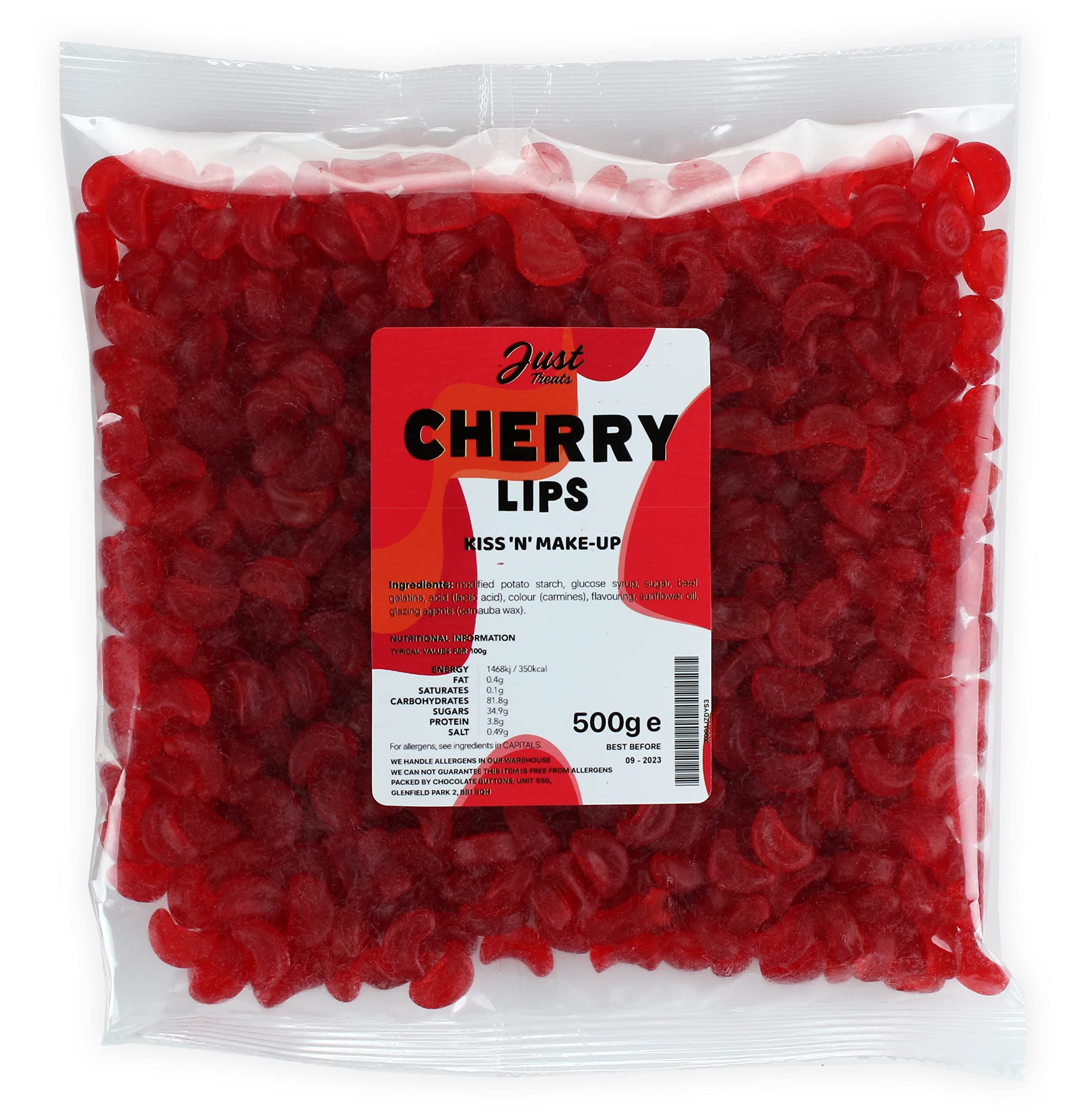 Just Treats Original Scented Cherry Lips (500g Share Bag)…