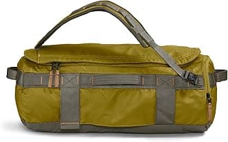 THE NORTH FACEBase Camp Voyager Duffel—32L, Sulphur Moss/New Taupe Green/Utility Brown, One Size, Sulphur Moss/New Taupe Green/Utility Brown, One Size