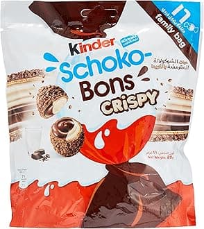 Kinder Schoko Bons Crispy Crunchy & Creamy Delicious Shots 89 Grams (Uae)