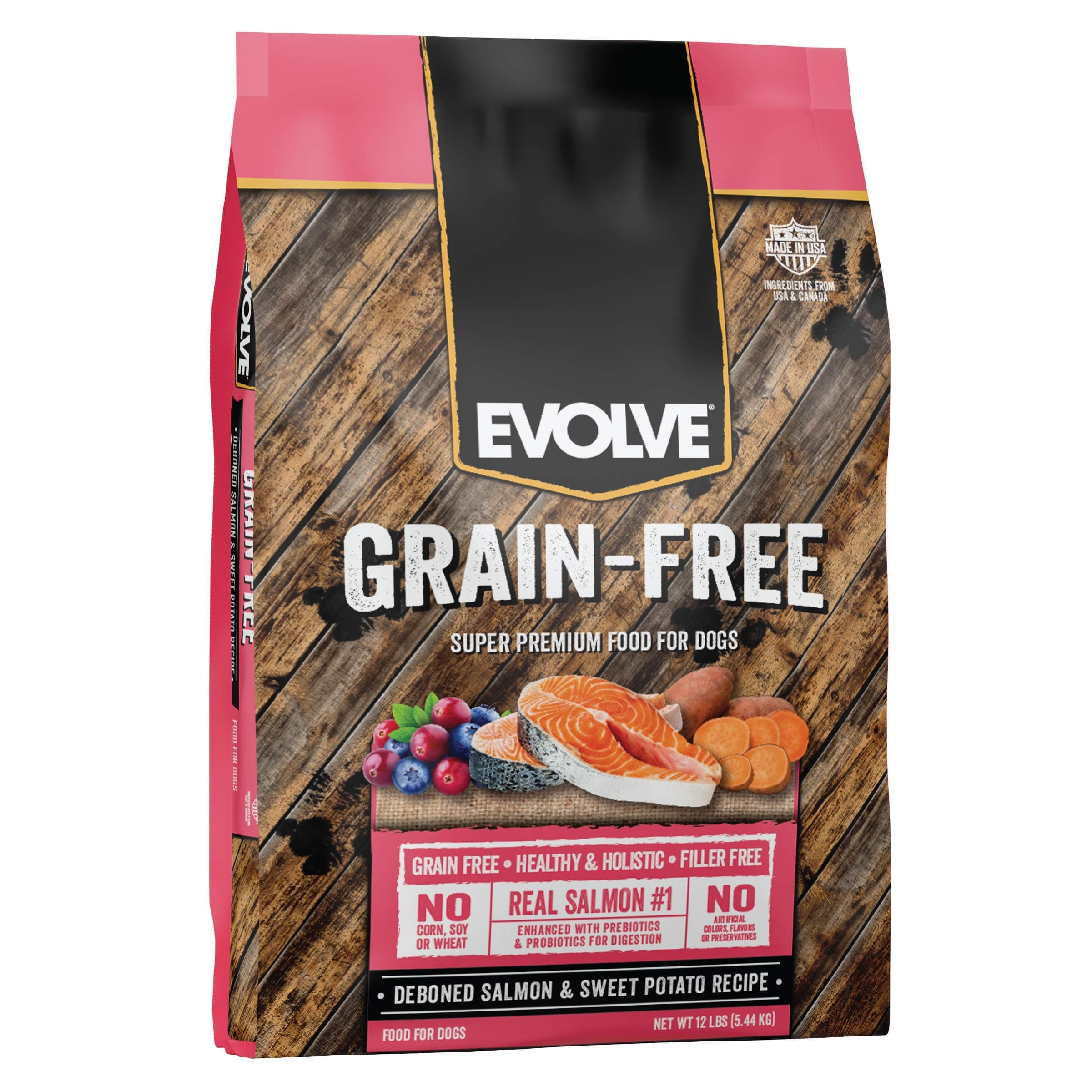 Evolve Grain Free Salmon & Sweet Potato Recipe
