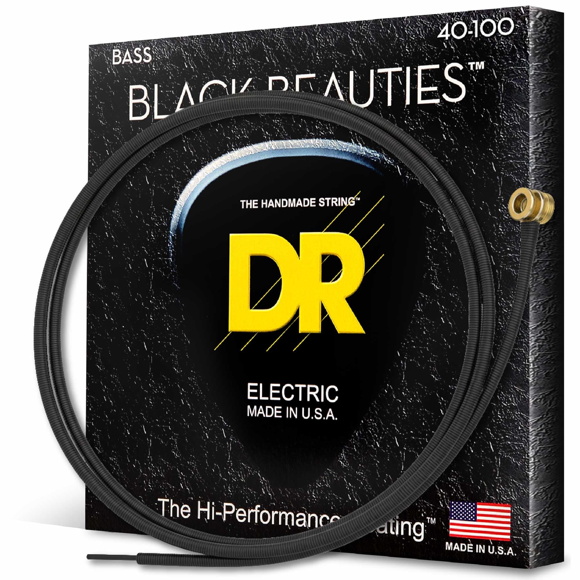 BKB-40 Black Beauties Coated Steel Medium Bass Strings