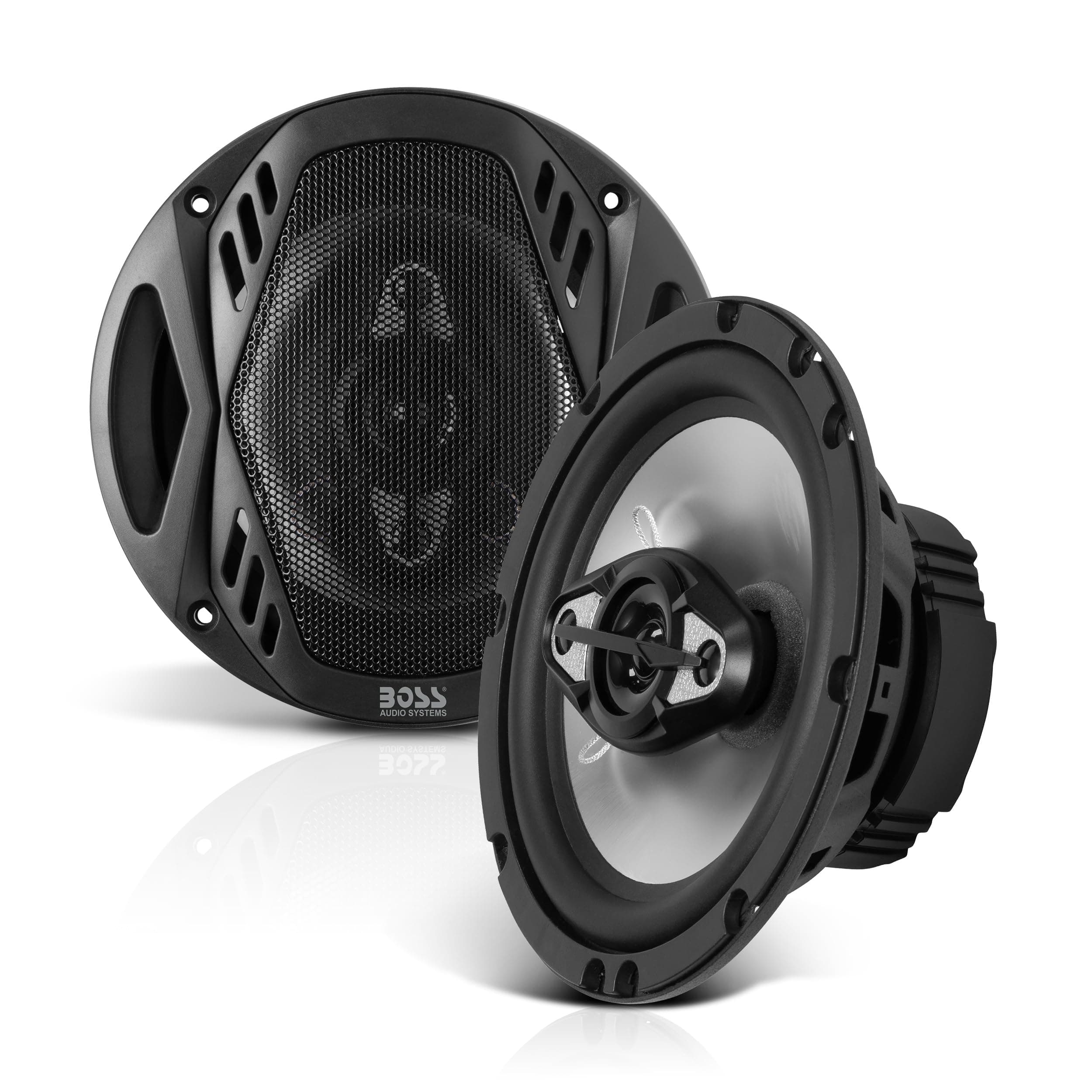 BOSS Audio Systems NX654 Car Speakers - 400 Watts Per Pair, 200 Watts Each, 6.5 Inch, Full Range, 4 Way, Sold in Pairs