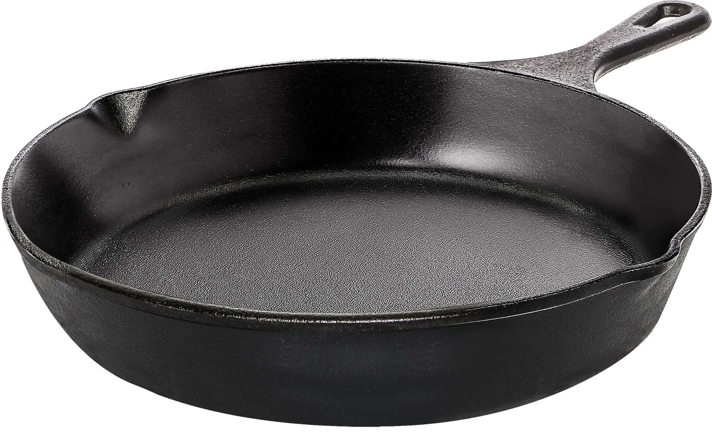 Utopia Kitchen Cast Iron Frying Pan 8 Inch, Cast Iron Chefs Pan, Pre Seasoned Skillet, Safe Grill Cookware for Indoor & Outdoor Use, Black