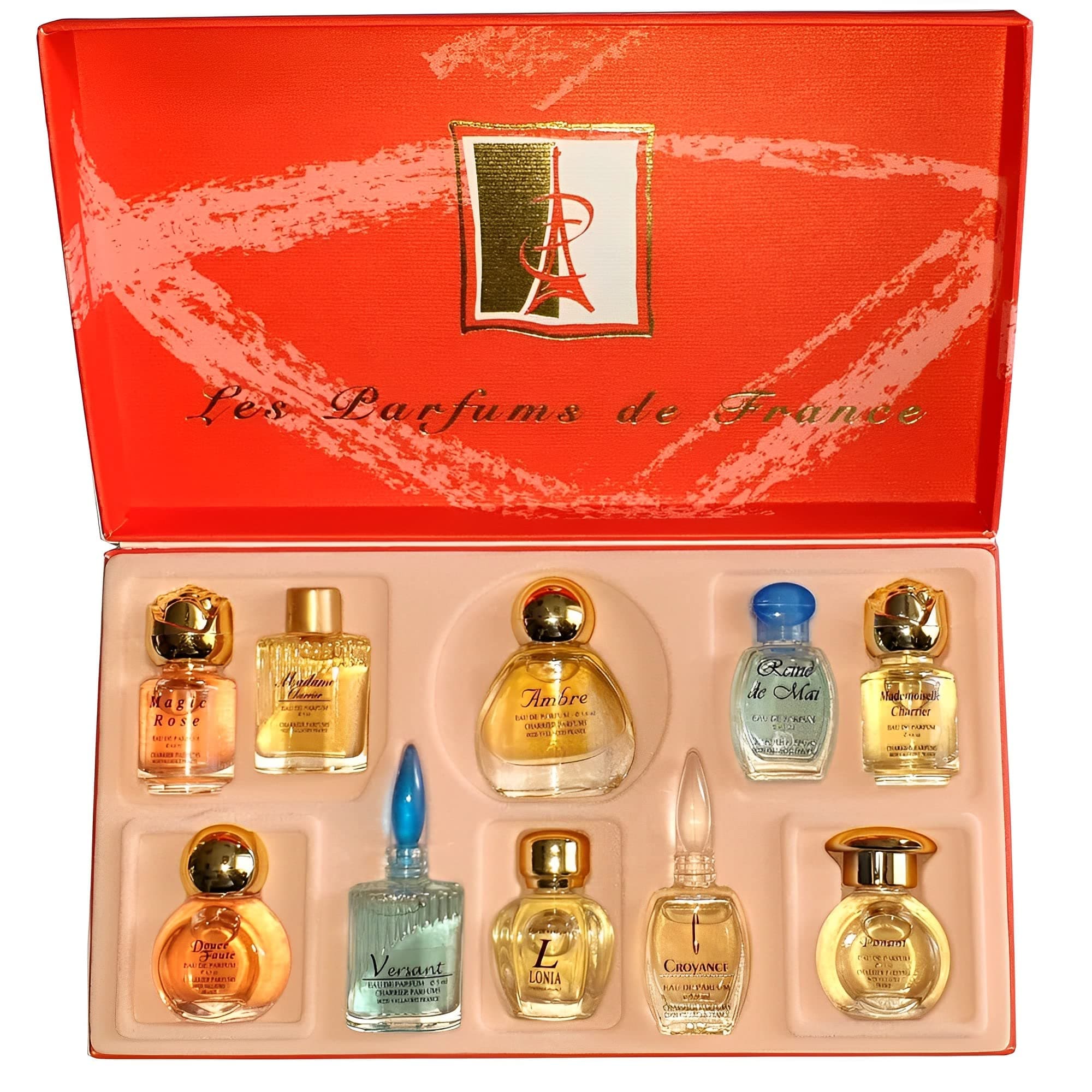 Charrier Parfums - 10 Eaux de Parfum Luxurious Gift Box - 52.7 ml - Made in Provence, France