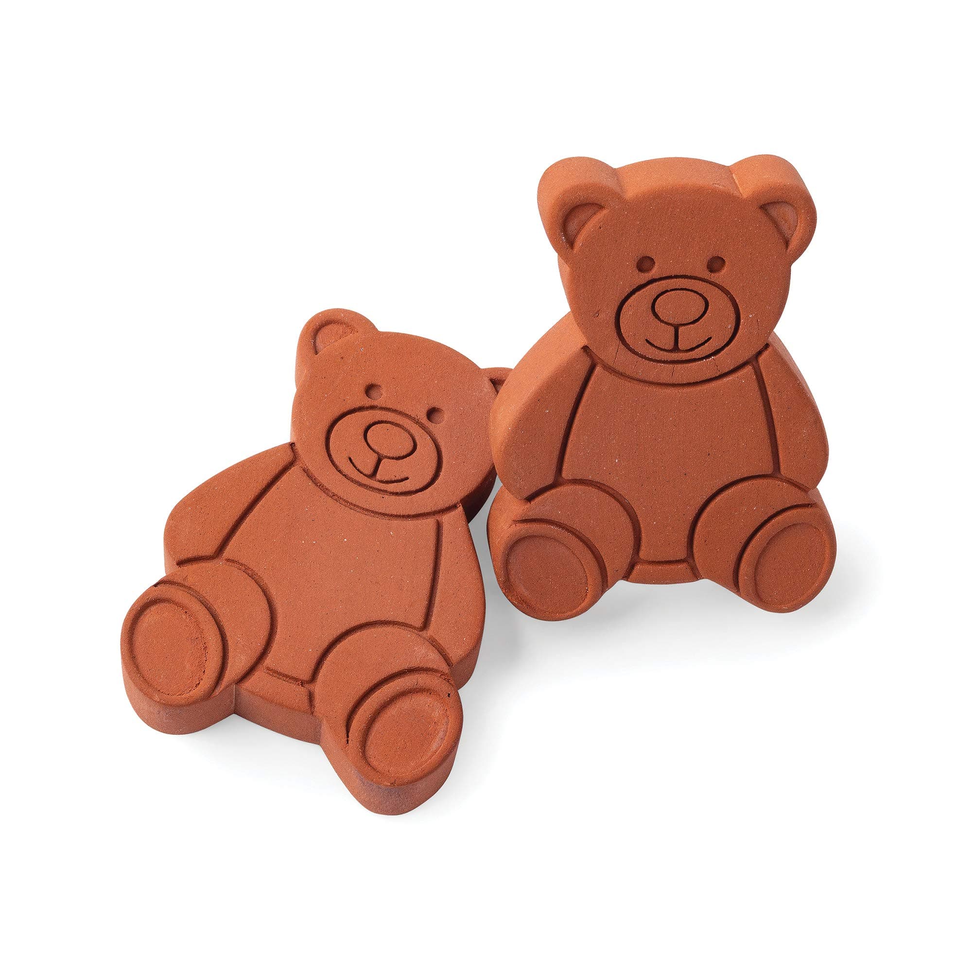 Fox Run 46762 Brown Sugar Bear, Set of Two Keeper and Saver, Terracotta
