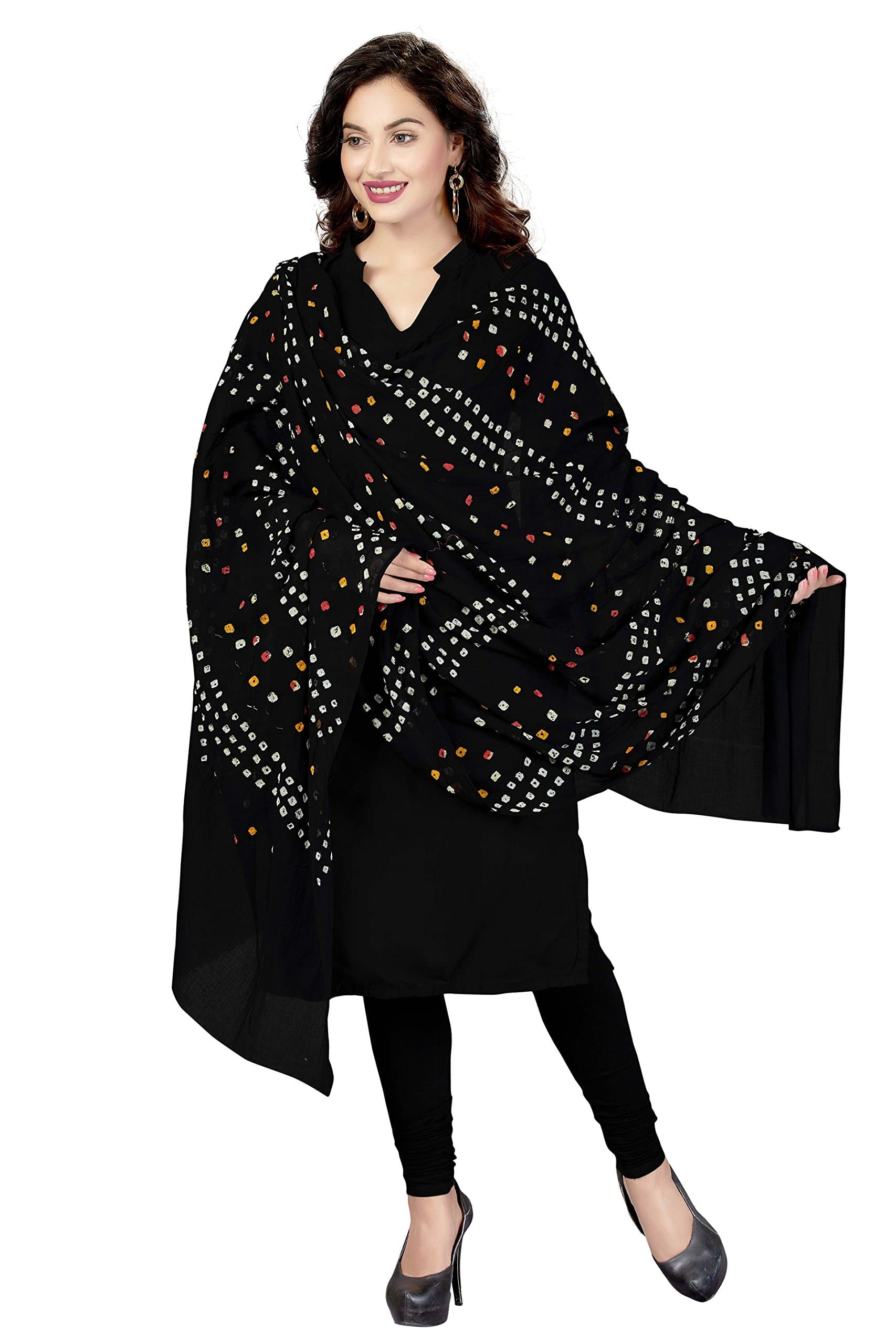Women's Solid Cotton Dupatta