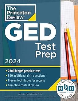 Princeton Review GED Test Prep, 2024: 2 Practice Tests + Review & Techniques + Online Features Paperback – Import, 13 June 2023