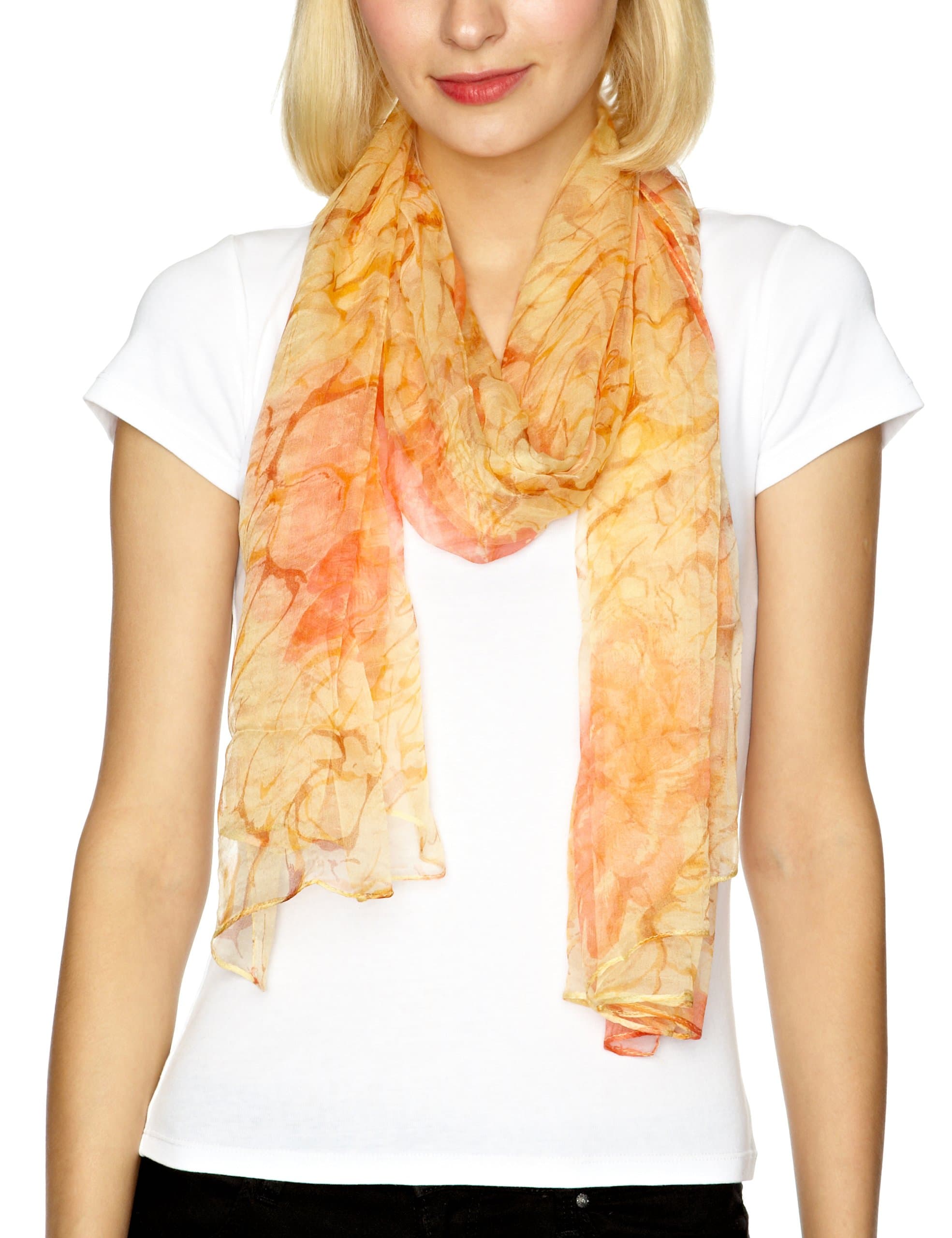 Bellewear Large Silk Women's Scarf