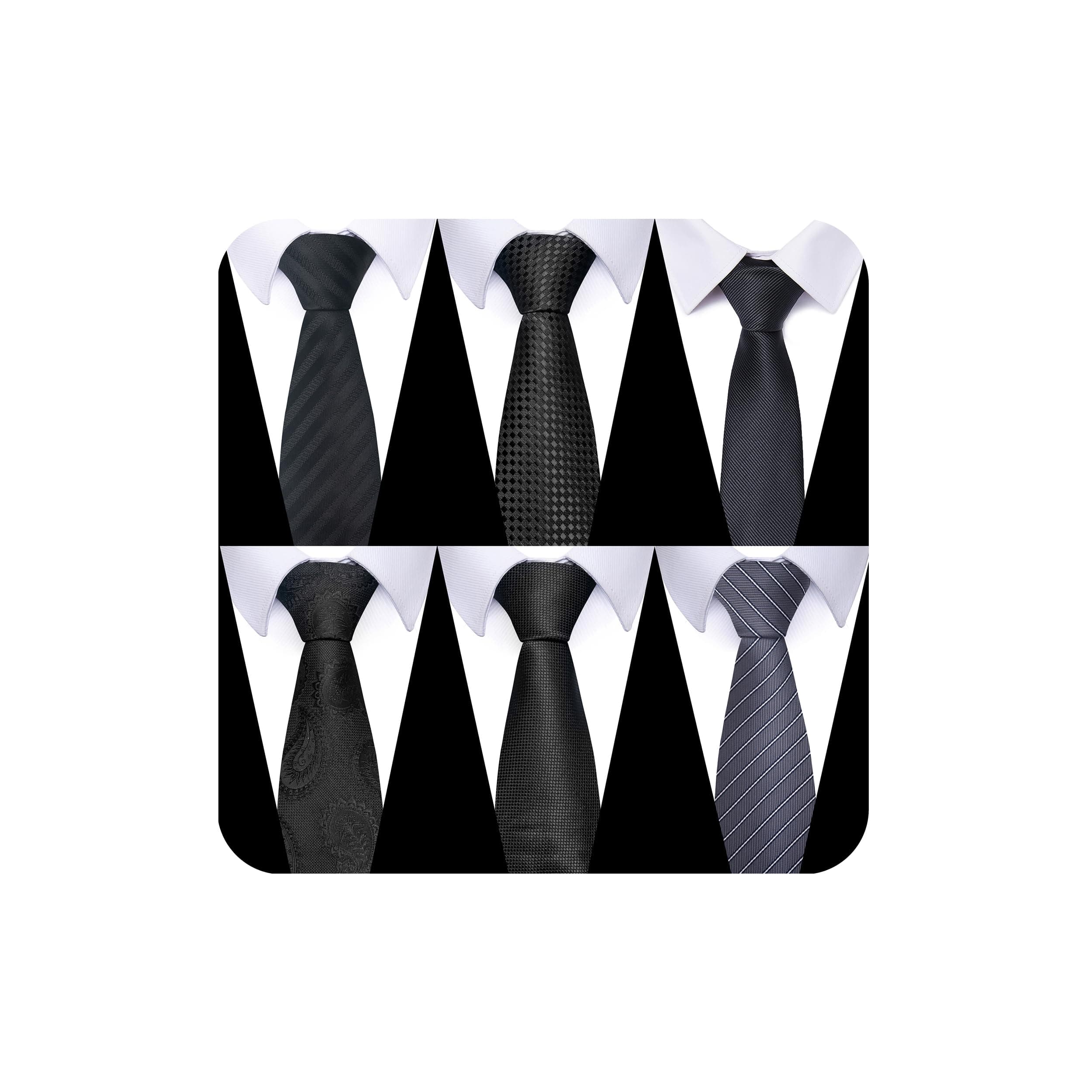 joy alice ネクタイ 男性用 6点 ネクタイ 織り ジャカード ネクタイ セット