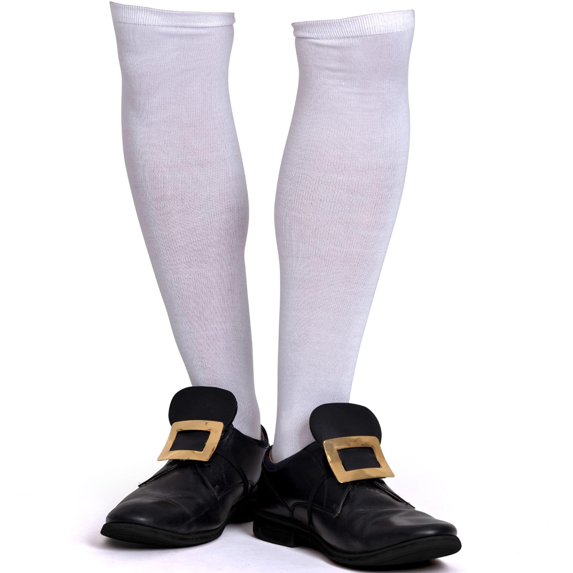 Skeleteen Colonial White Costume Socks