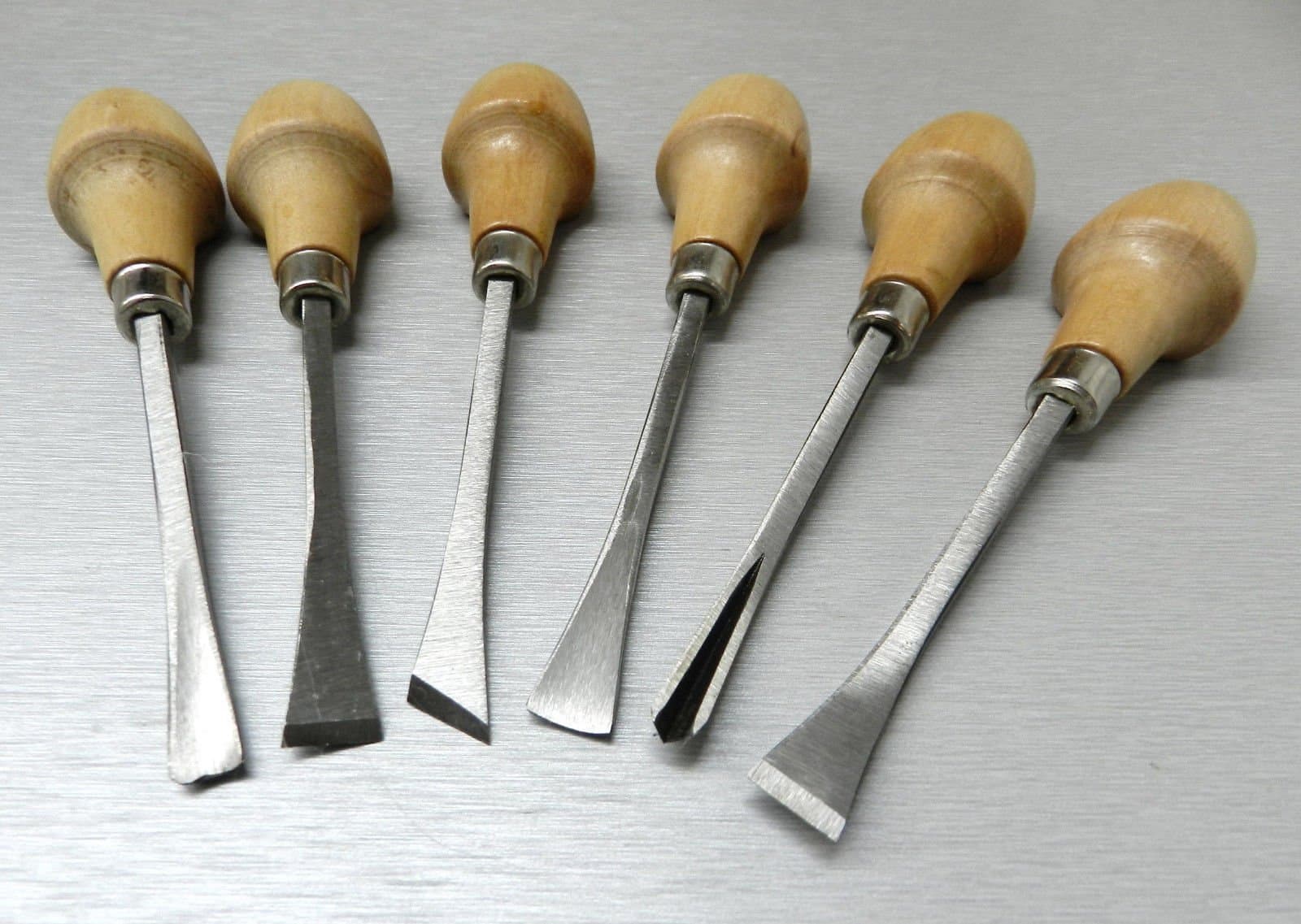 Wood Carving Chisel Set Tools Wood Working Knife Chisel Tools in Box Set 6 Piece