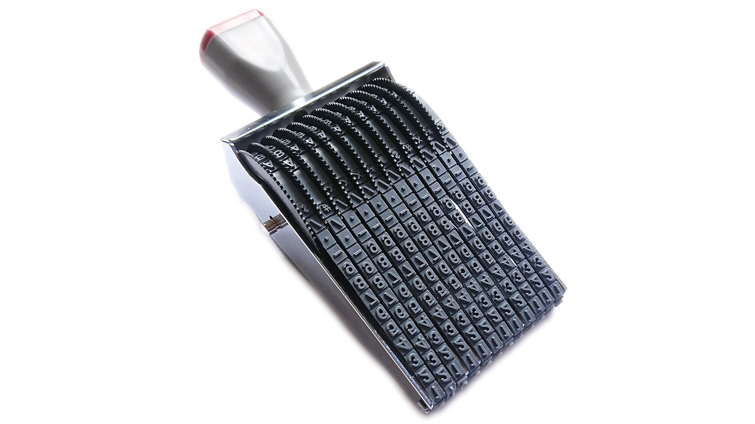 Roller Stamp 12 Digits English Alphabet Letter Number Symbol