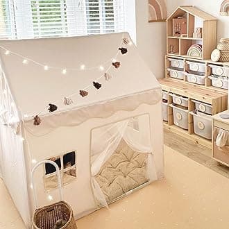 Little Dove Kids Tent Playhouse with Star Light & Floor Mat, Compact Ocean Themed Play Tent for Toddlers, Unisex, Children