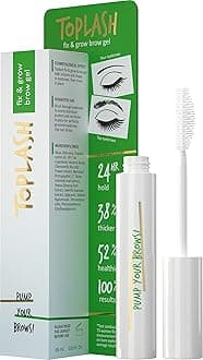 Toplash Fix & Grow Brow Gel, Transparent Hold all day, Promotes Natural Growth, Thickness and Volume