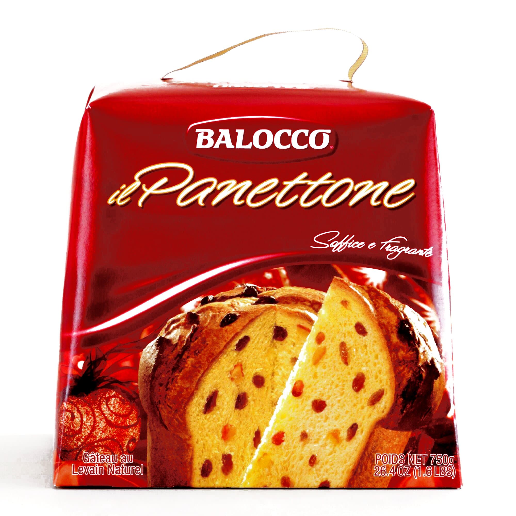 Balocco Panettone Classico (1 Unit Per Order) - Gourmet Christmas Gift for the Holidays