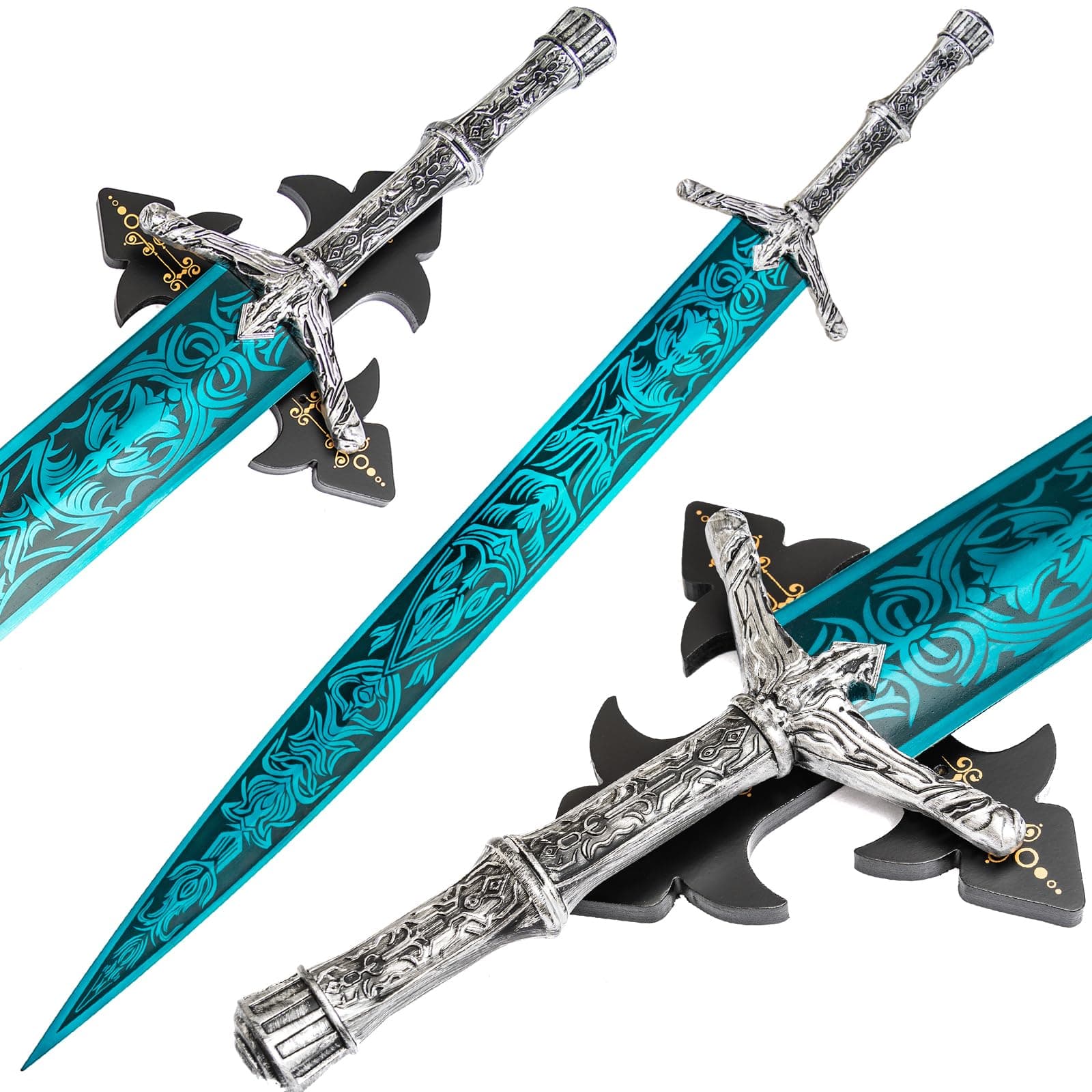 ziqing Moonlight Greatsword Sword by Full Metal 43" Blood Source Curse Ludwig Anime Long Sword Cosplay Game