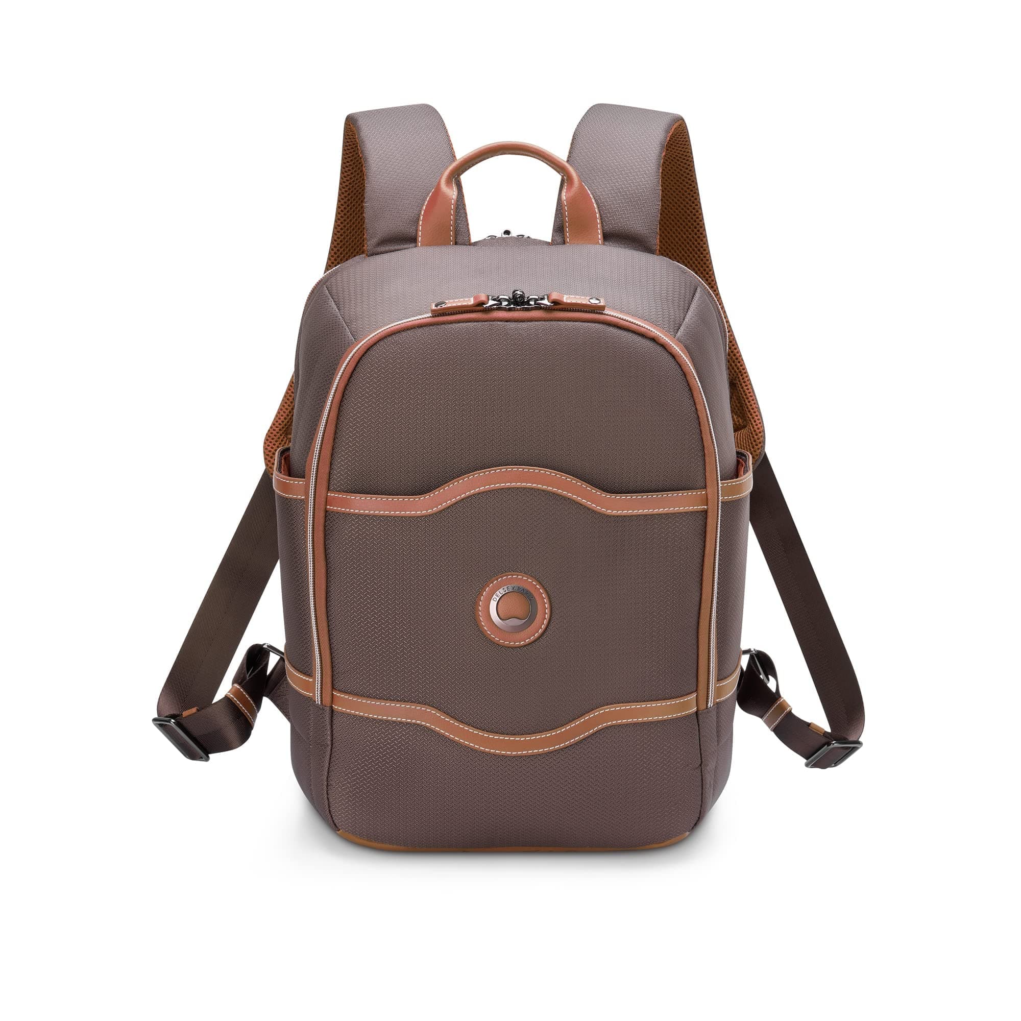 DELSEY PARIS Chatelet 2.0 Travel Laptop Backpack, Chocolate Brown