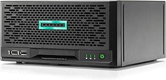 Hewlett Packard Enterprise ProLiant MicroServer Gen10 Plus v2 Tower Server w/one Intel Pentium G6405 Processor, 2‑core 1P 16GB‑U VROC 4LFF‑NHP 180W External PS (HPE Smart Choice P69102-005)