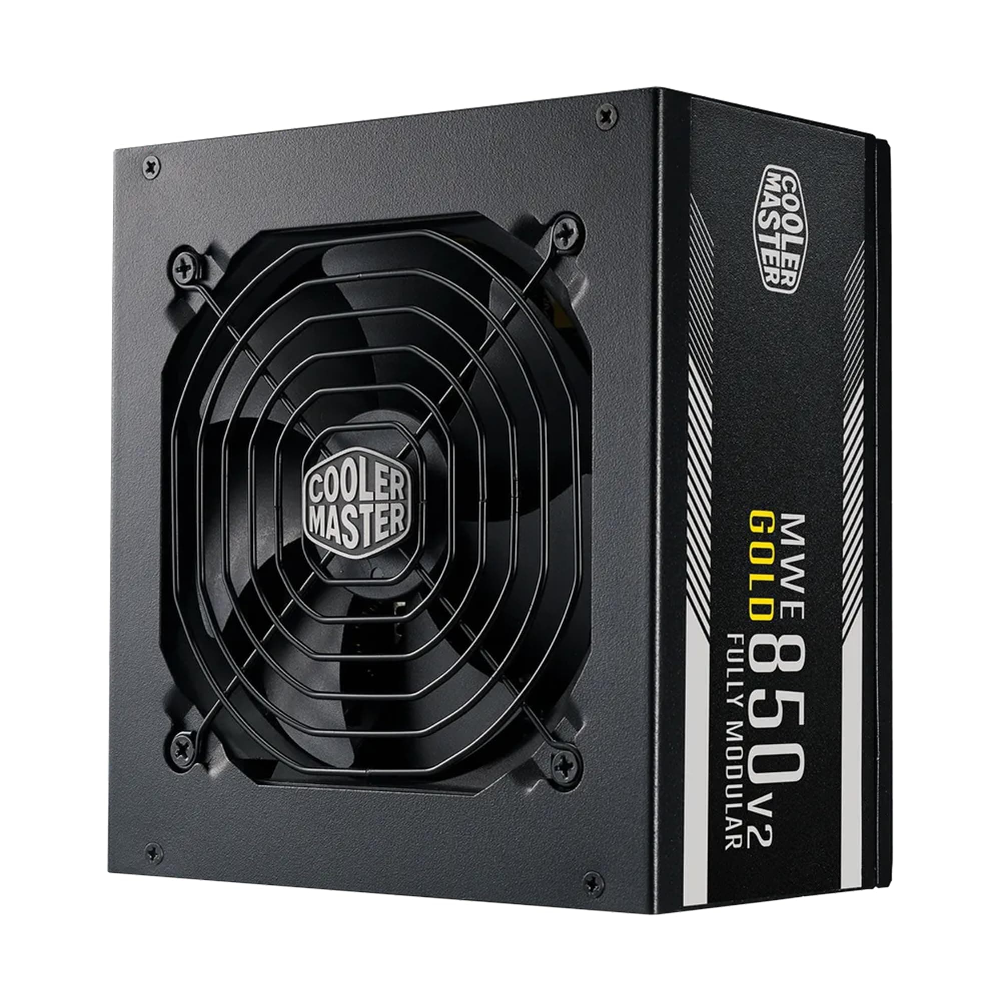 Cooler Master MWE Gold 850 V2 Fully Modular Power Supply – 850W 80+ Gold Certified PSU, Dual EPS Connectors, Semi-Fanless Low Noise Design, Flat Black Cables, Reliable ATX Gaming PSU, 5-Year Warranty