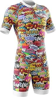 Men's Triathlon Tri Suit Short Sleeve Quick-Drying Cycling Skinsuit,Pro Trisuit,Cycling Training,