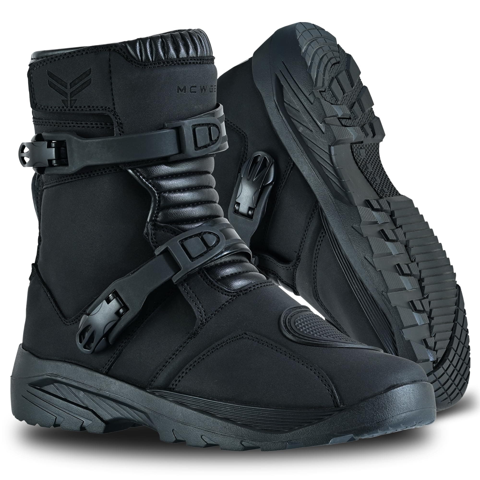 Adventure Boots Low CE Approved, Water-Resistant, Flexible & Durable Motorcycle Riding Boots