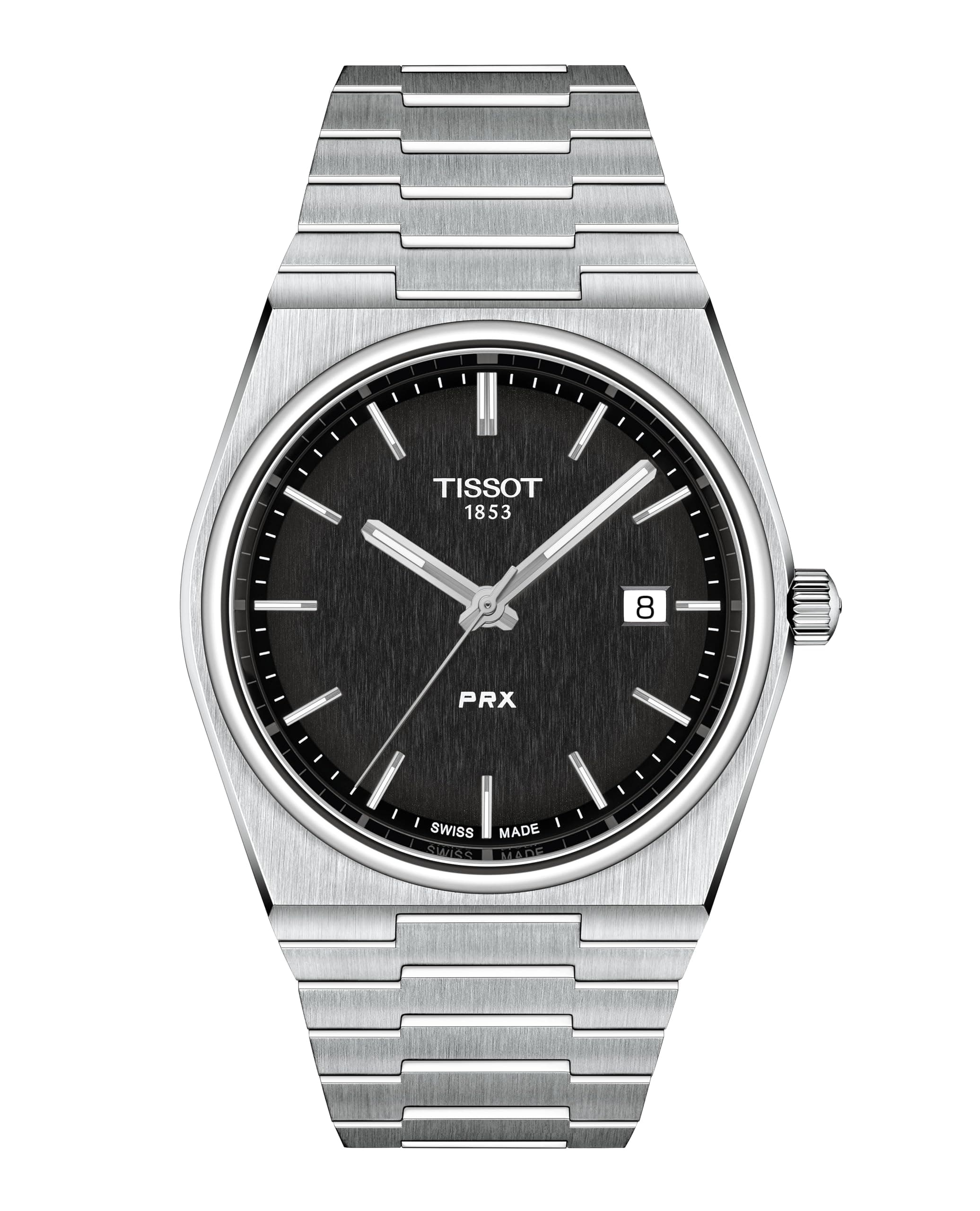 Men's Watch TISSOT PRX PRX Black Dial Bracelet T1374101105100 [Authentic Import]