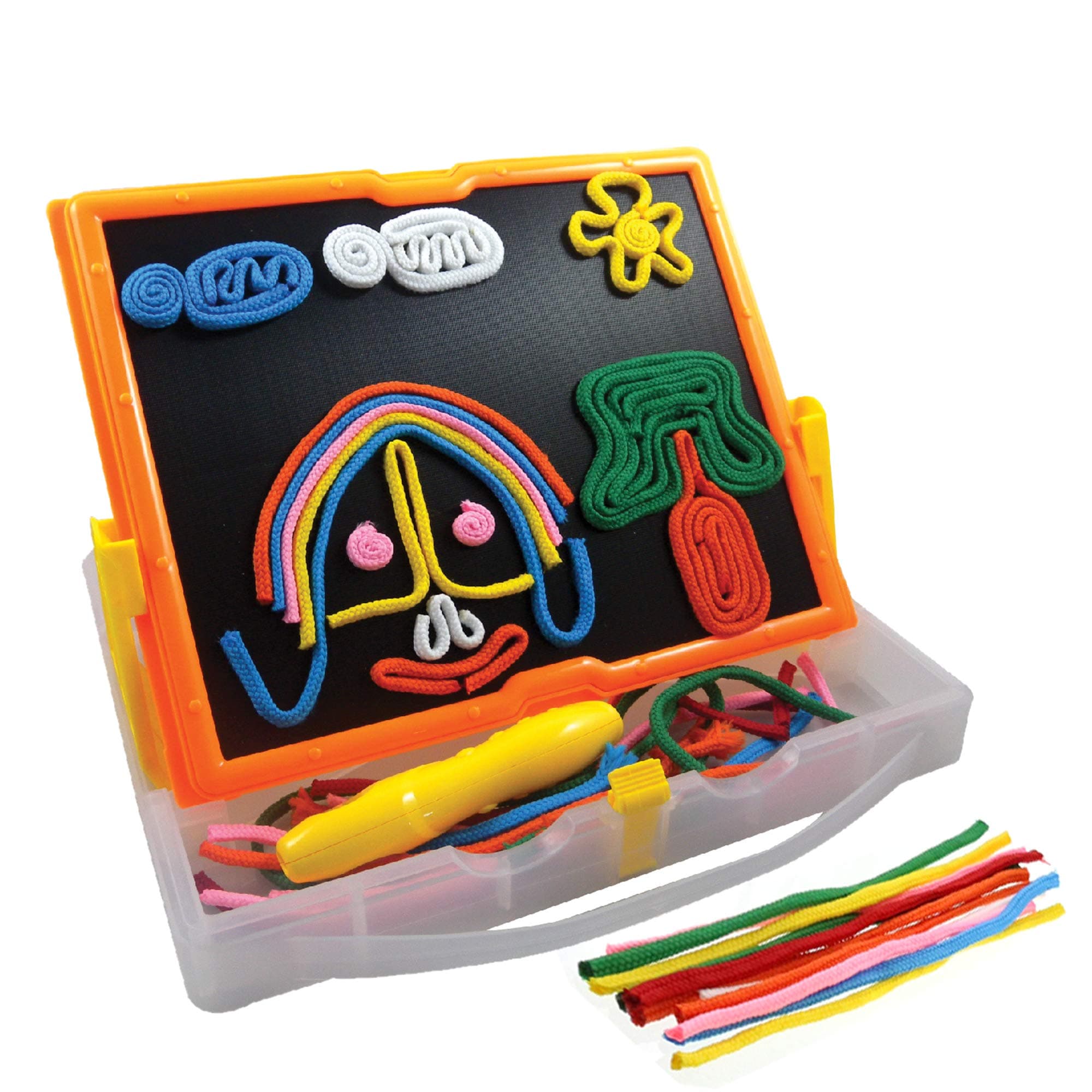 ETI Toys | Lace and Trace with Board for 6, 7, 8 Yr Boys and Girls, 58 Pieces, Endless Drawings! 100% Non-Toxic Safe Materials, Fun Learning, Creativity & Skills Development! Best Gift for 6 - 8 Yrs.