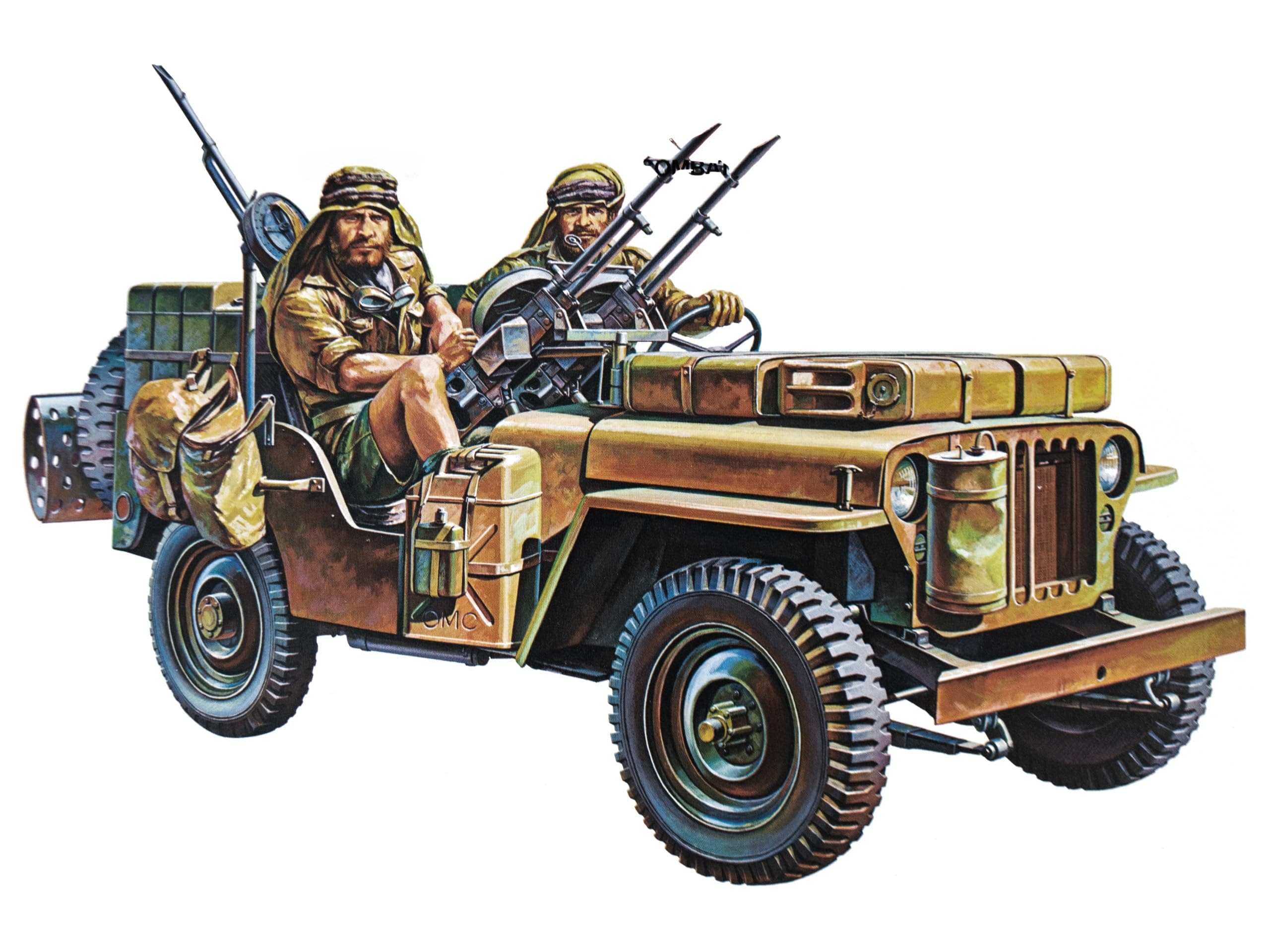 Tamiya British SAS Jeep - 1:35 Plastic Model Kit 35033