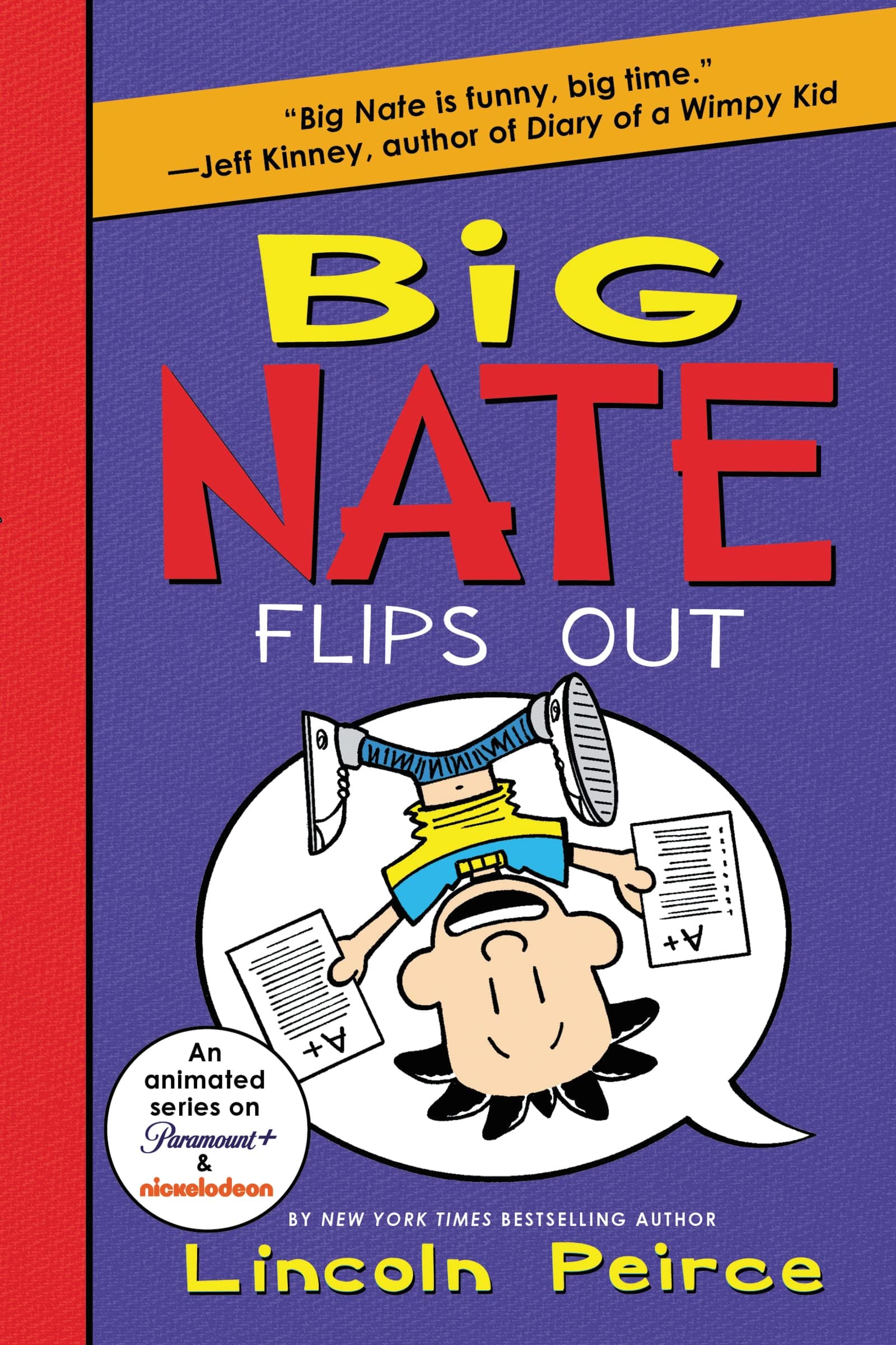 Big Nate Flips Out: A Funny Illustrated Middle Grade Novel for Children (Ages 8-12)