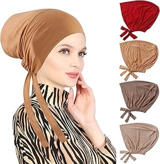 4 Pcs  Hijab Undercaps