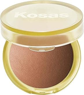 Sun Show Glowy Warmth Baked Bronzer - Contouring Powder for Cheekbones, Nose & Jawline - Enriched with Concentrated Fatty Acids - Talc-Free, Vegan & Hypoallergenic - Escape