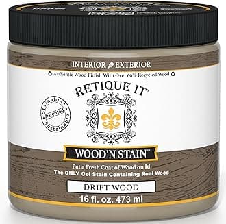 Retique It Wood'n Stain - Liquid Wood Gel Stain Interior/Exterior (16 oz (Pint)), 65 Drift Wood