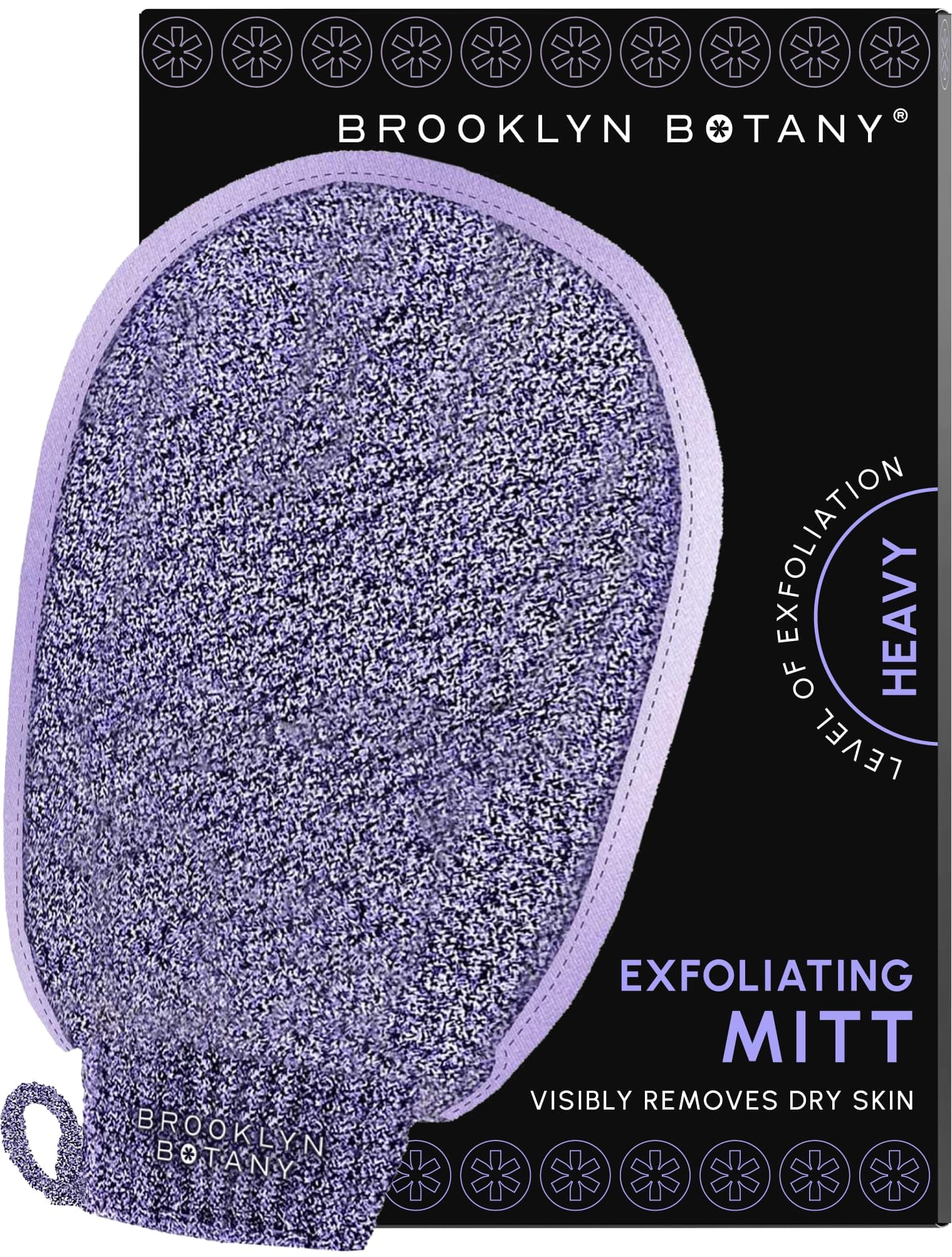 Exfoliating Mitt for Bath and Shower – Heavy Duty Exfoliating Body Scrubber for Massage and Dead Skin Remover for Body – 1 Mitt