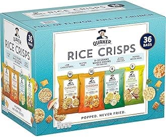 GenericQuakers Rice Crisps, Variety Pack, 36 Count