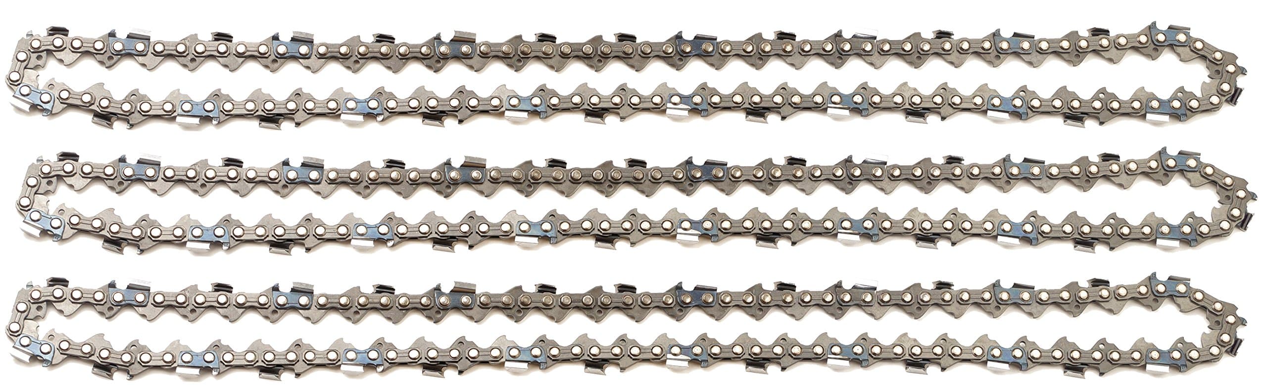 3 tallox Saw Chains .325" Pitch .063" 1.6 mm Gauge 62 Links 15" 37 cm Full Chisel fits Stihl Chainsaws