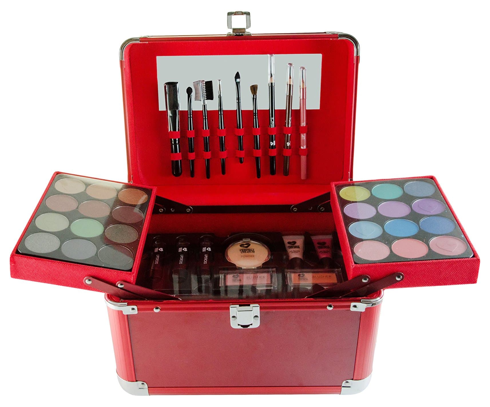 Jigsaw Perfect Ultimate Colour Complete Makeup Case, 128.3 g, Red