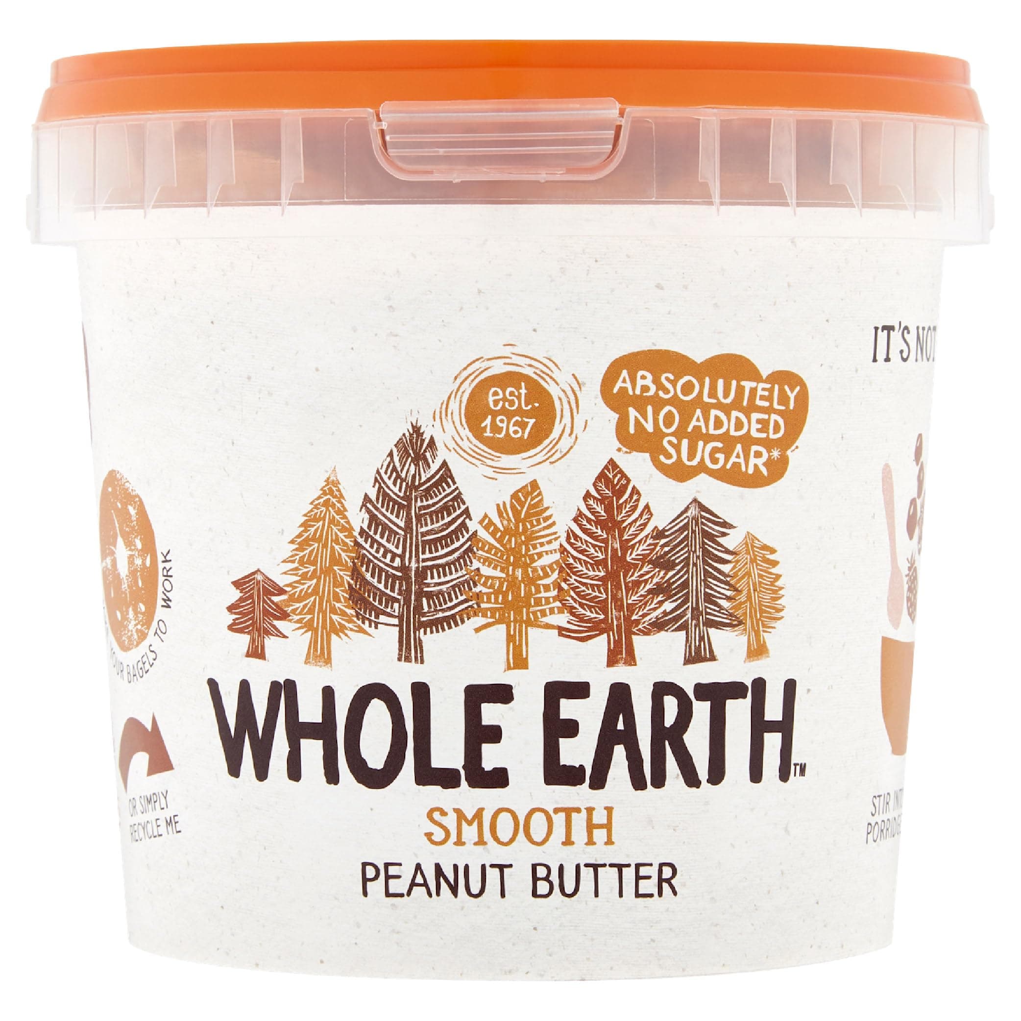 Whole Earth Peanut Butter Smooth, 1000g