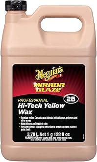 Meguiar'sMirror Glaze 26 Professional Hi-Tech Yellow Car Wax Liquid 3.78L M2601