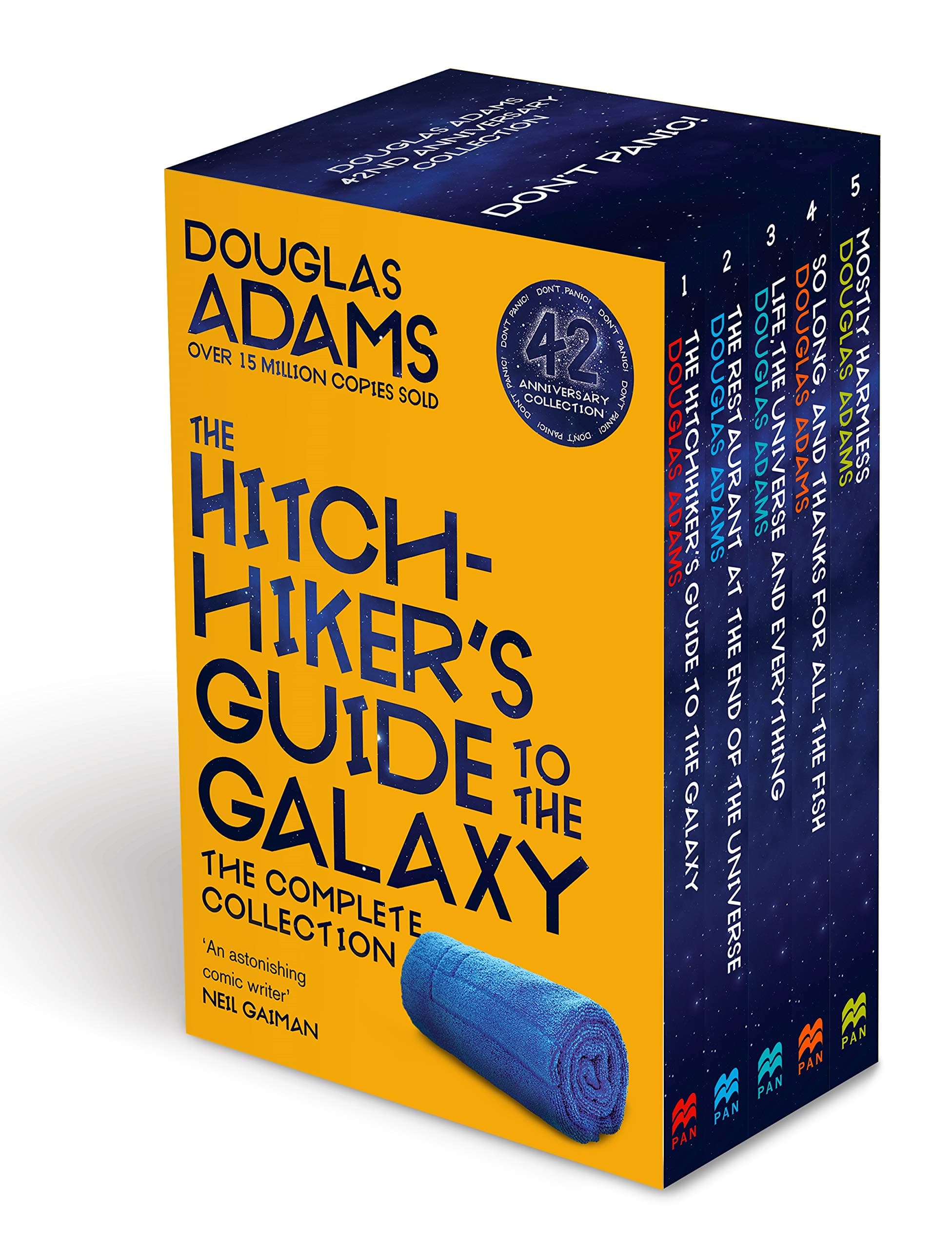 The Complete Hitchhiker’s Guide to the Galaxy Box Set by Douglas Adams – 5 Classic Sci-Fi Novels