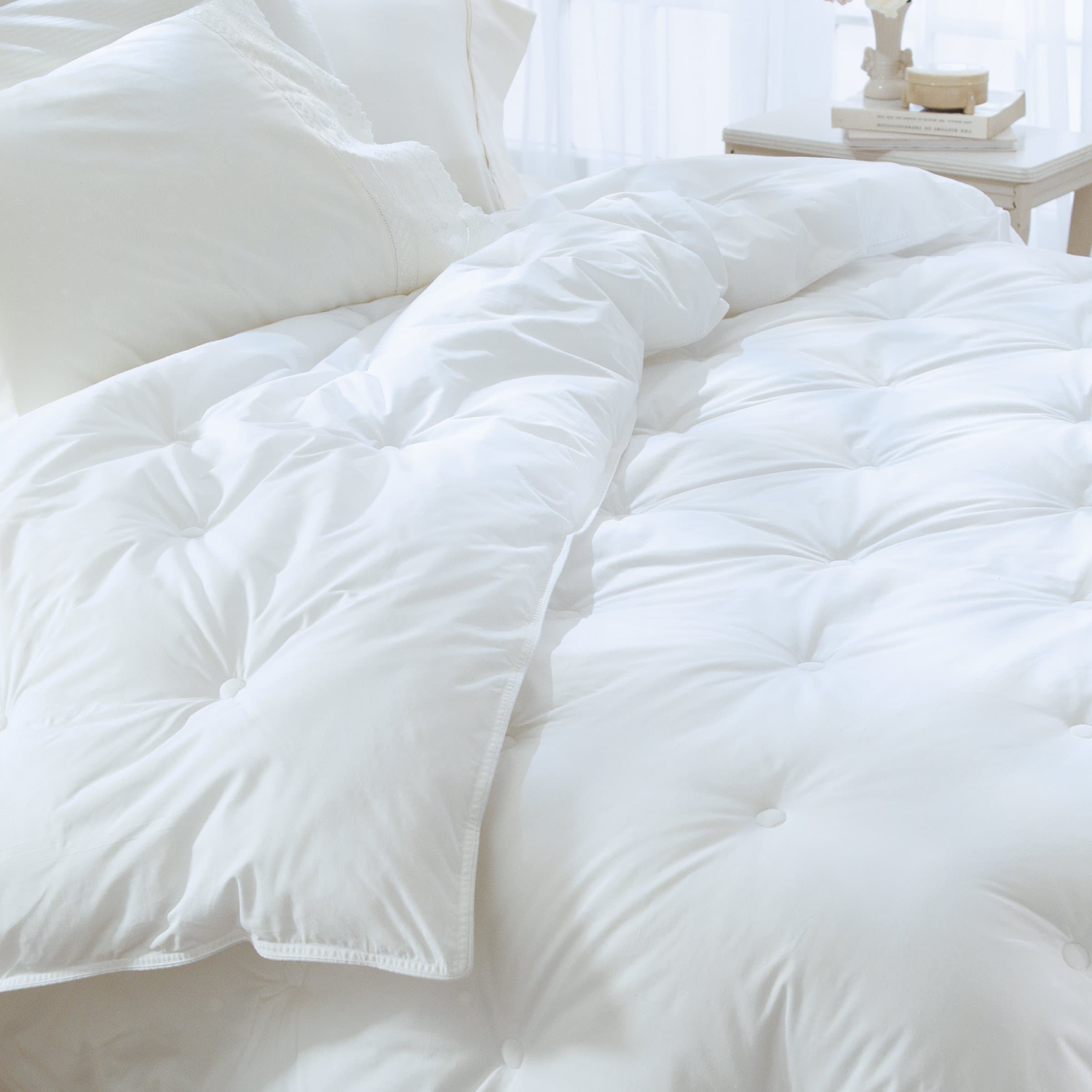 Pacific Coast Feather 66348 Serenity Supreme Comforter/Duvet Insert, King, White