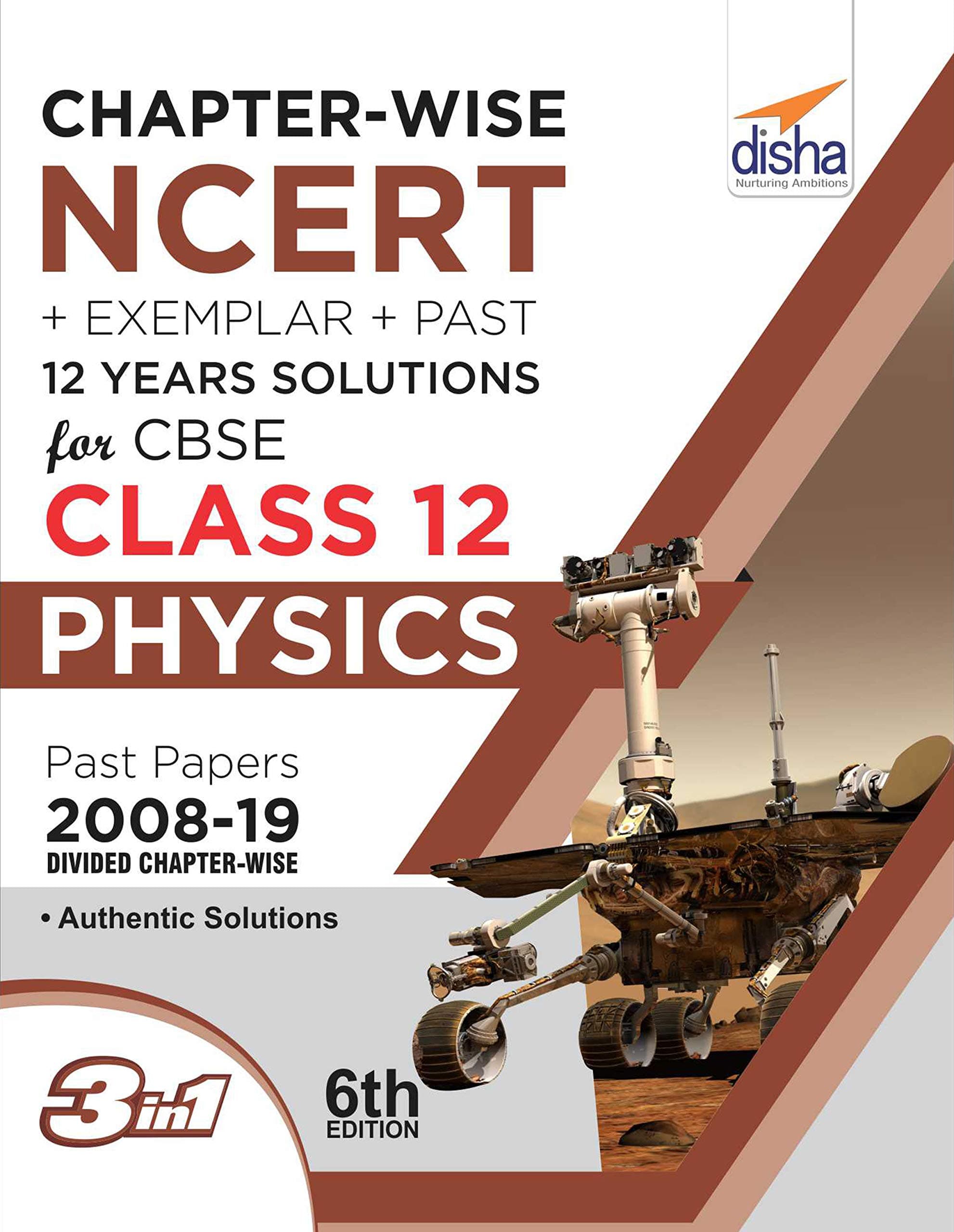 Chapter-wise NCERT + Exemplar + Past 12 Years Solutions for CBSE Class 12 Physics 6th Edition